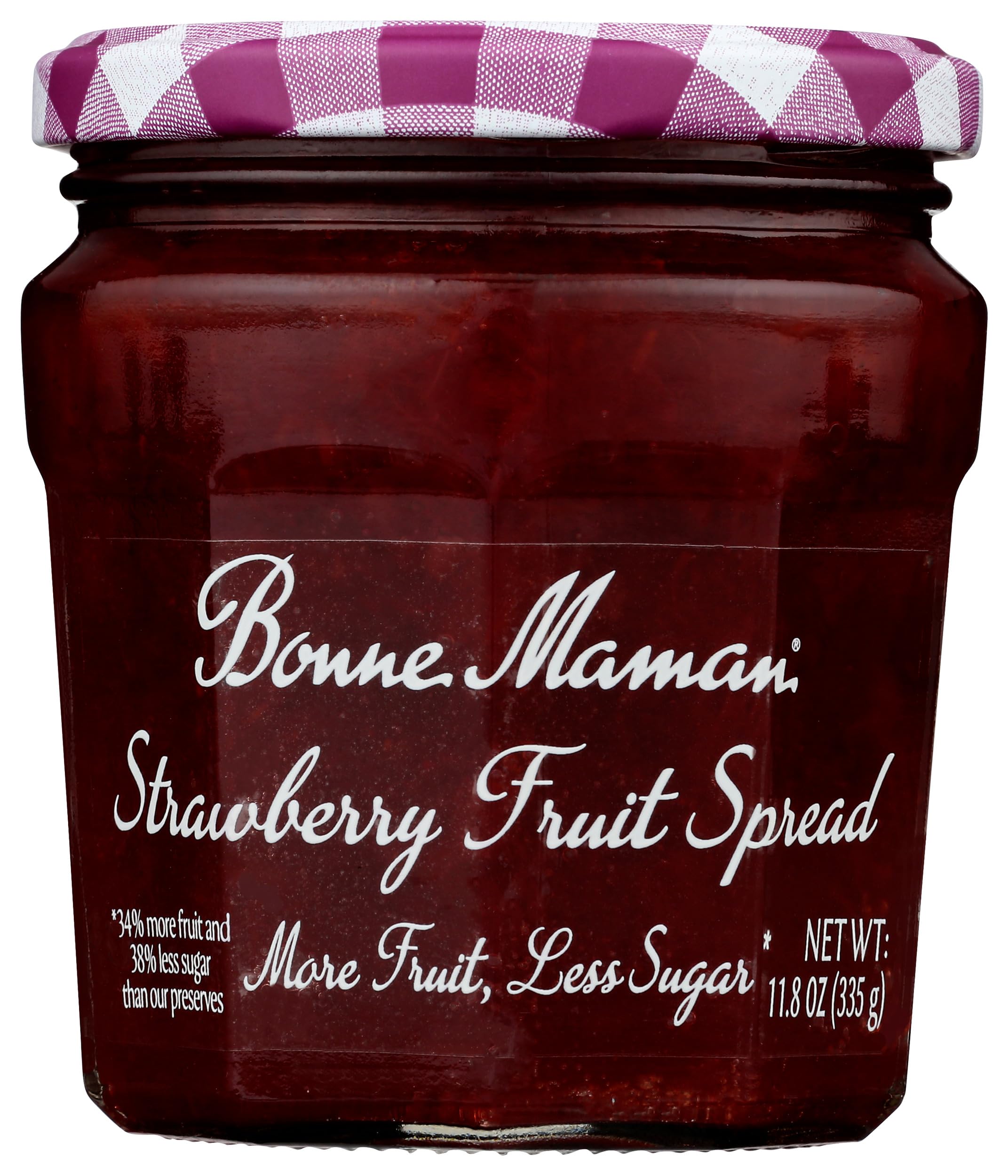Bonne Maman Fruit Spread Strawberry More Fruit Less Sugar 11.8 Ounce